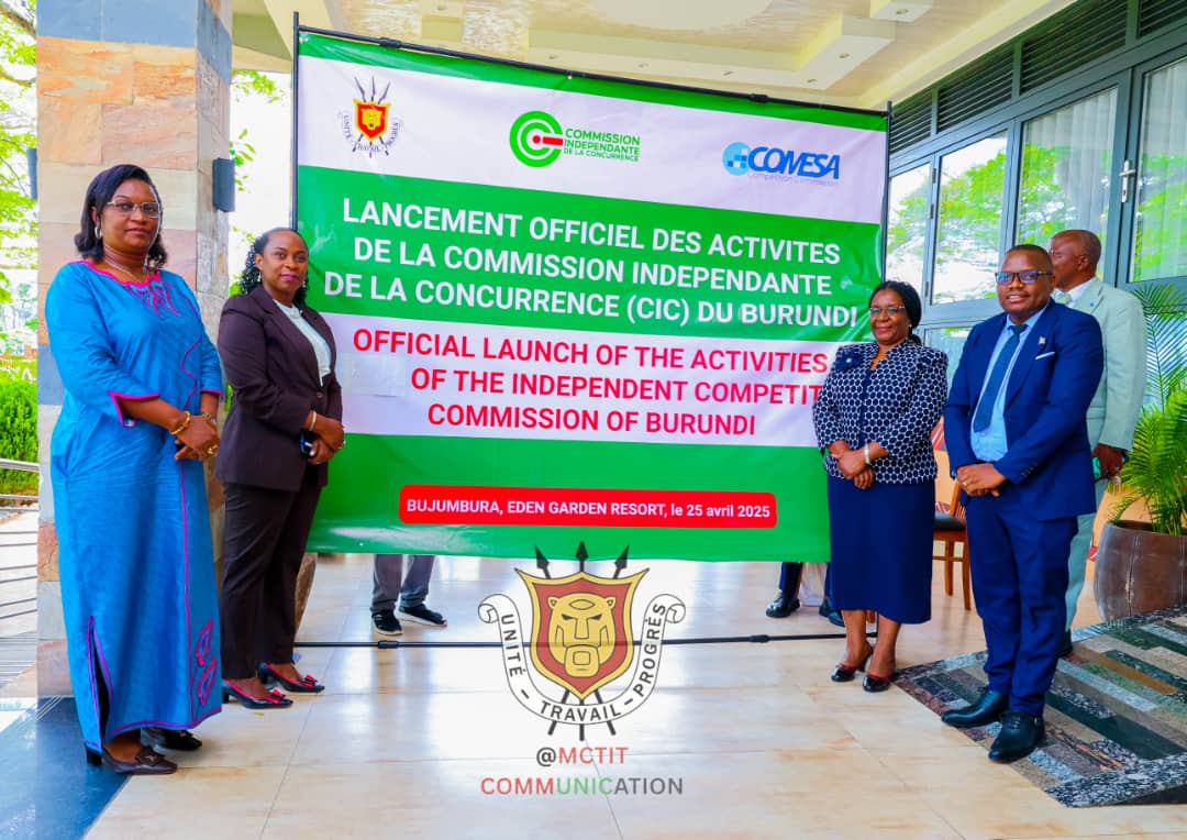 Lancement Officiel des Activités de la Commission Indépendante de la Concurrence du Burundi